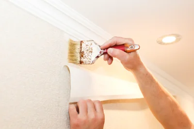 Pose de papier peint à Cuhon — revêtements muraux et toiles de verre
